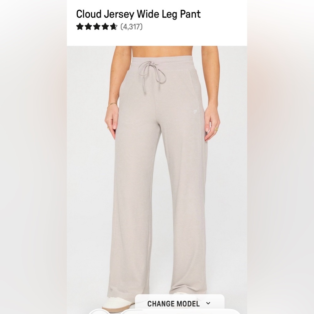 Fabletics Cloud Jersey Wide Leg Pant